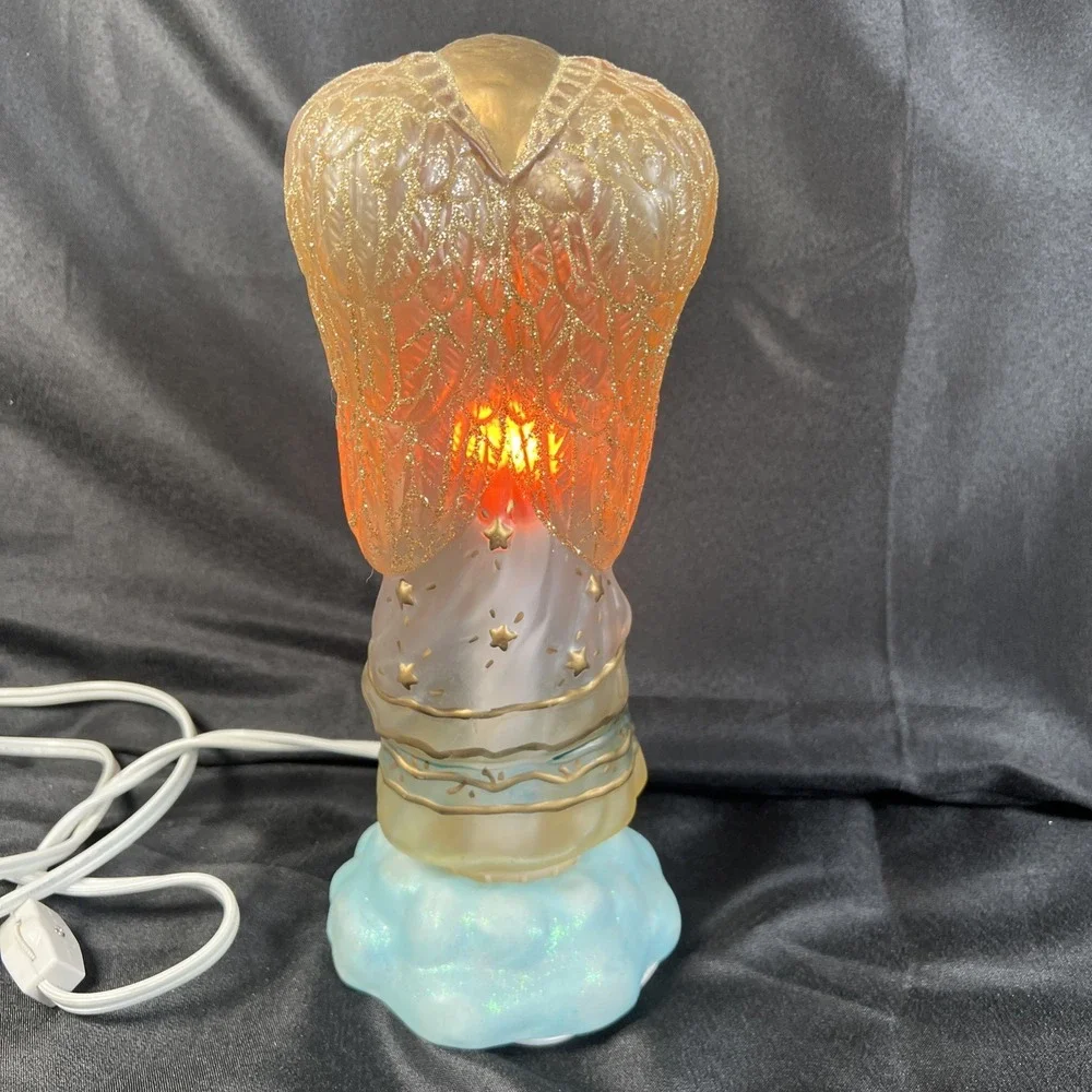 Vintage‎ Light Up Angel Figurine 11